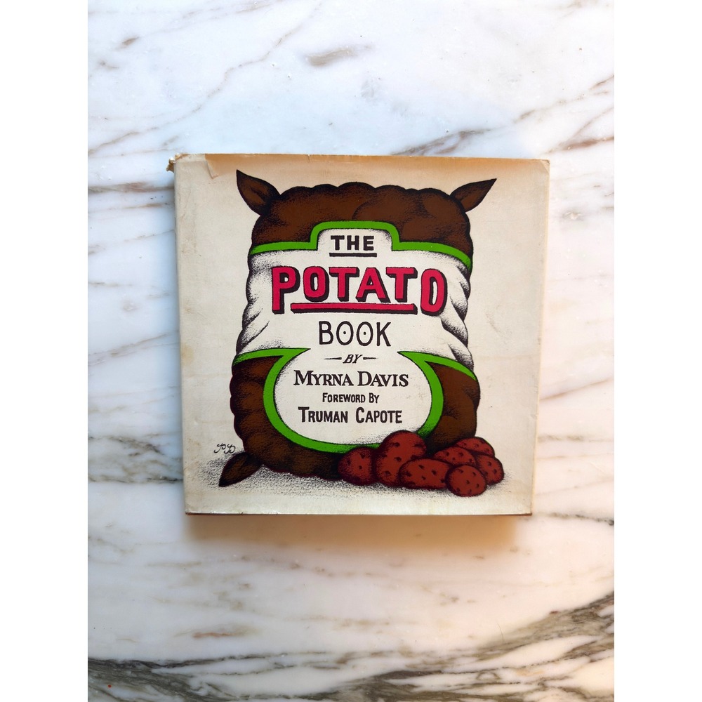 Vintage The Potato Book Cookbook Myrna Davis Truman Capote Foreword